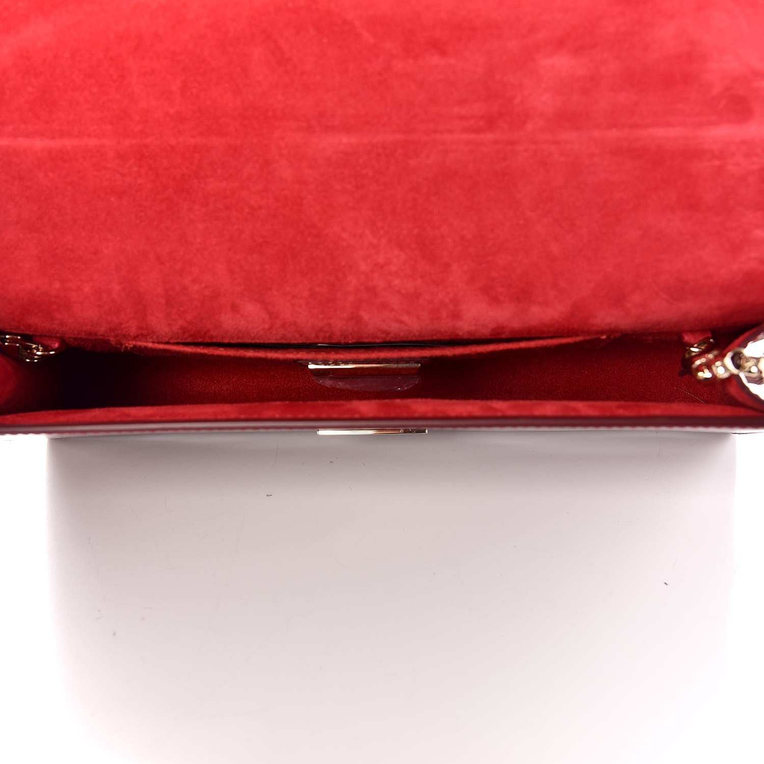 Christian Louboutin Patent Vero Dodat Clutch Carmin 5 of 7