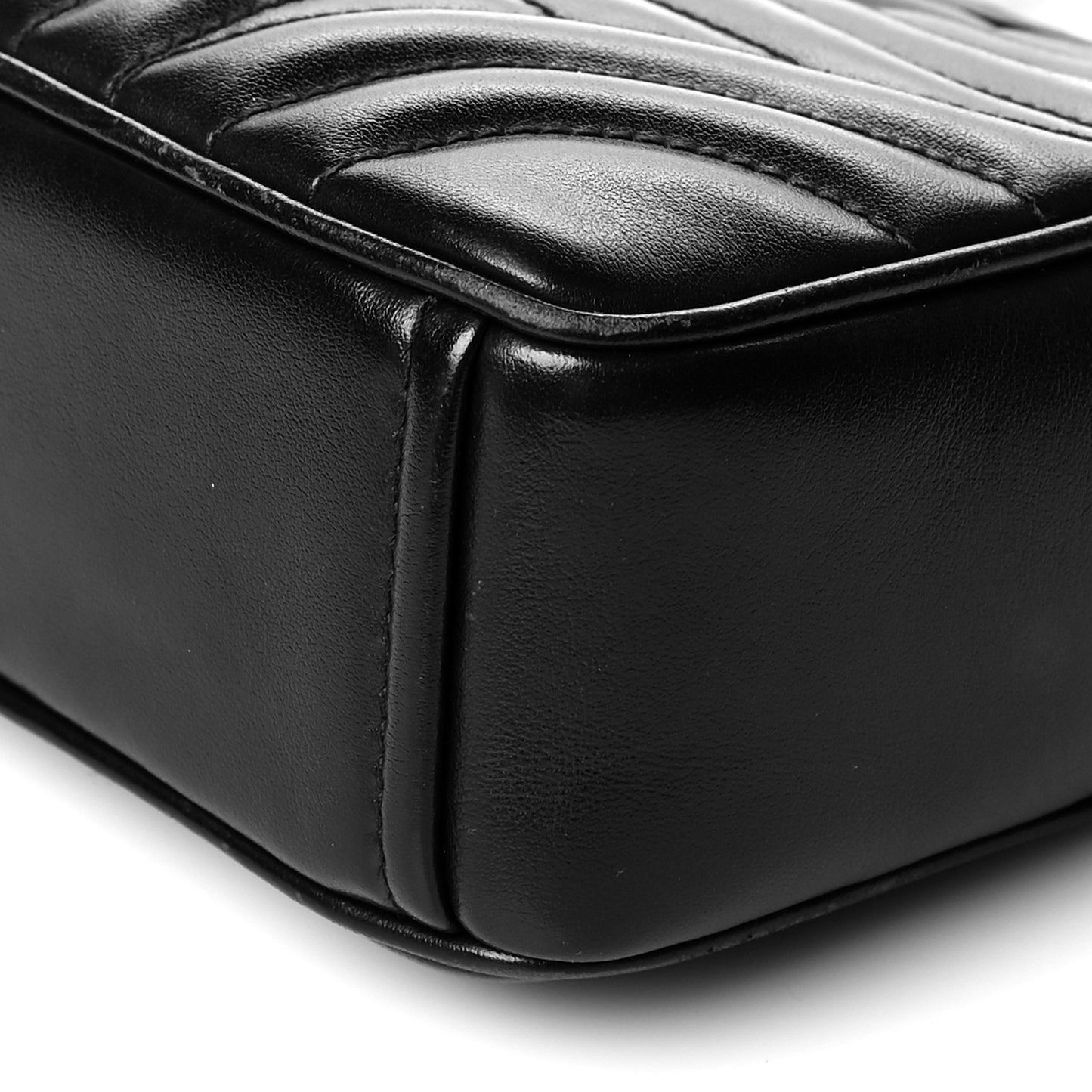 Soft Calfskin Diagramme Camera Bag Black