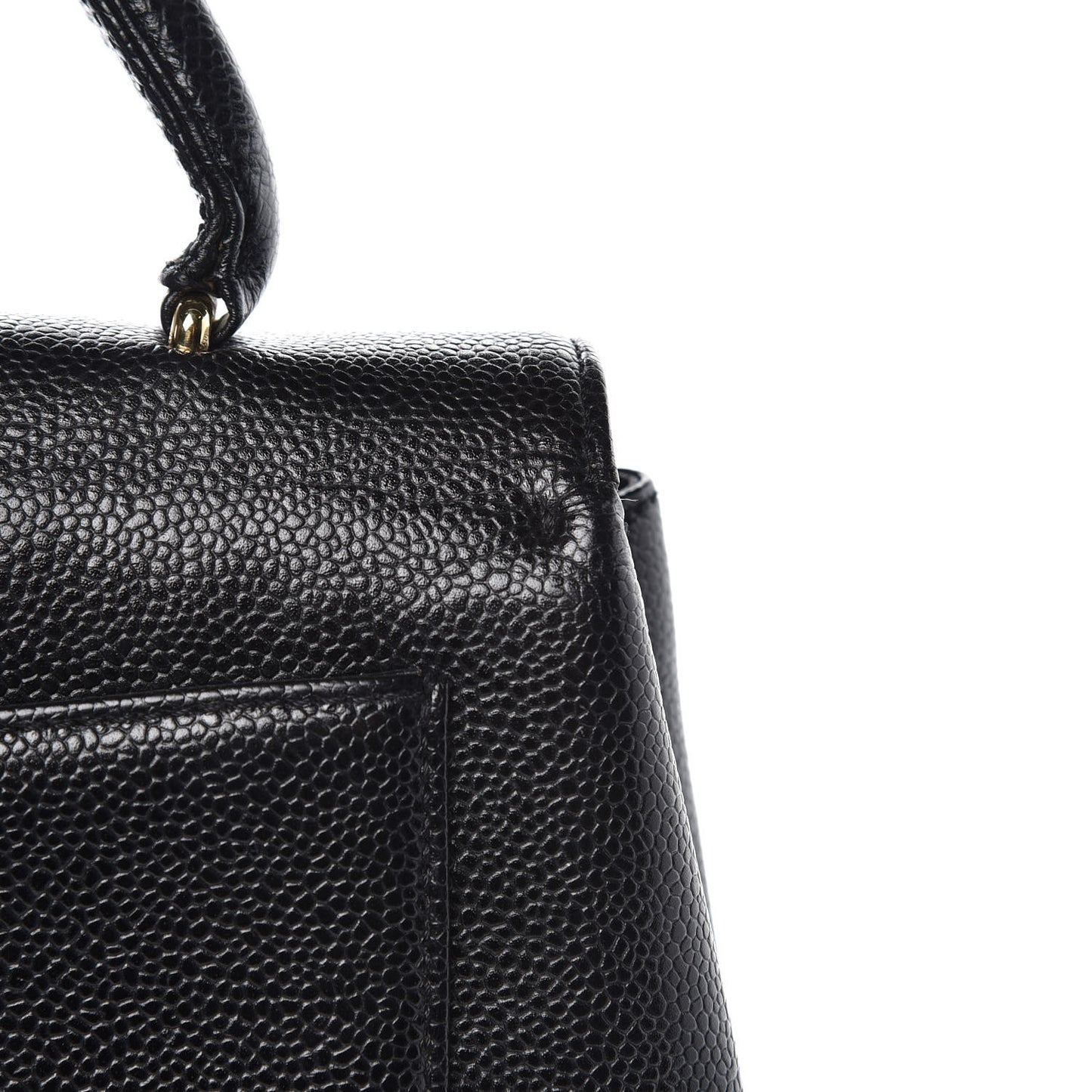 Caviar Kelly Jumbo Flap Black