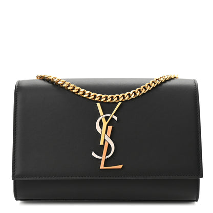 Saint Laurent Calfskin Small Monogram Kate Satchel Black 1 of 11