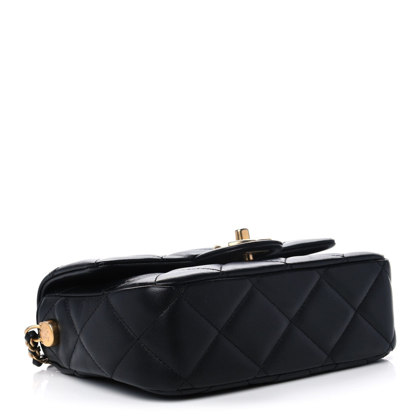Lambskin Quilted Mini My Perfect Flap Black