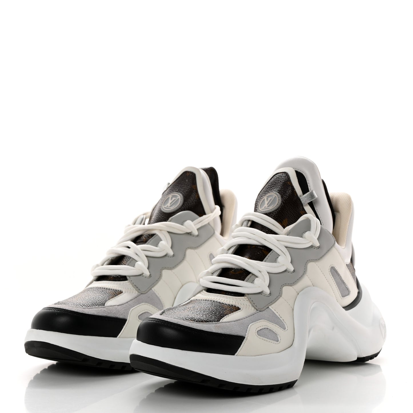 Patent Monogram LV Archlight Sneakers 38 White