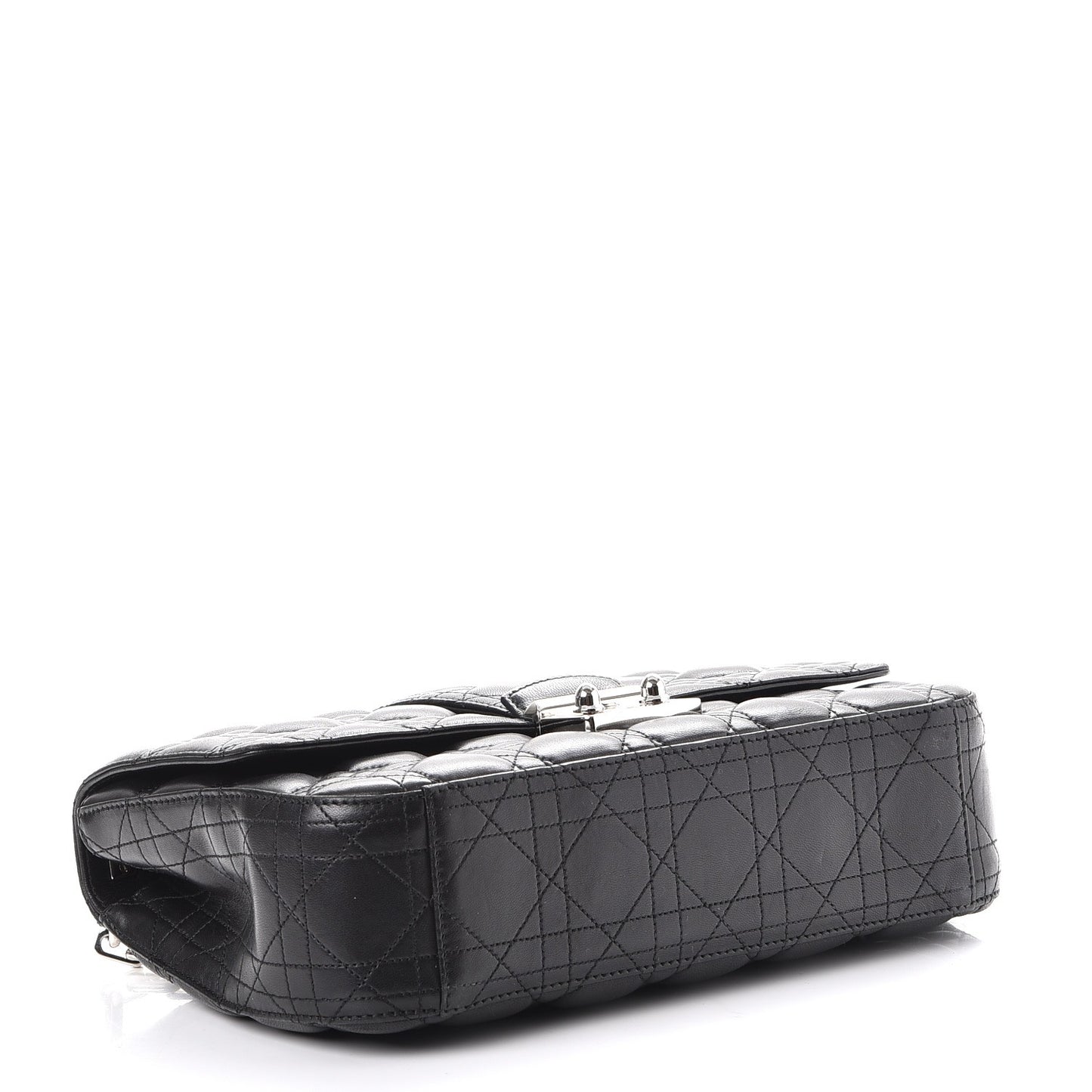 Lambskin Cannage Medium Miss Dior Flap Black
