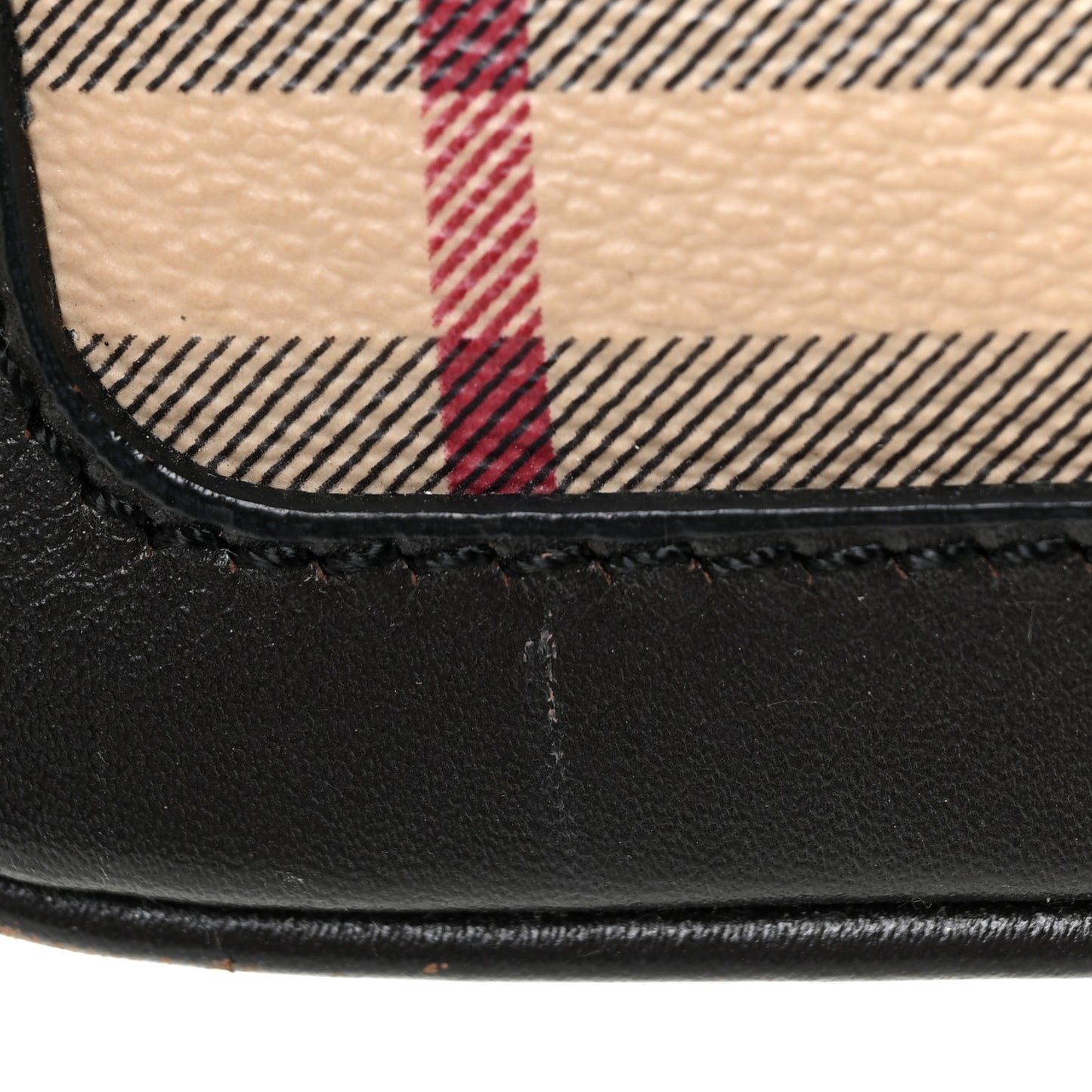 Haymarket Check Small Peyton Crossbody Clutch Bag Chocolate