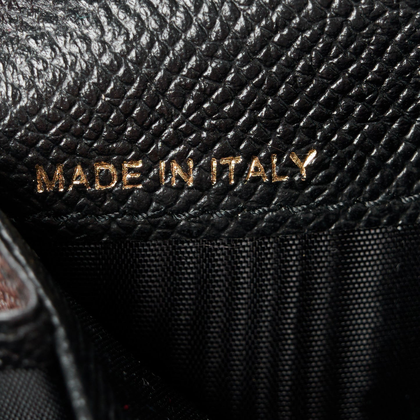 Calfskin Continental Flap Wallet Black