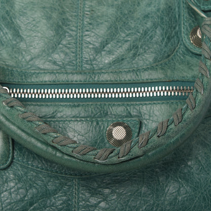 Balenciaga Agneau Giant 21 Silver Hardware Weekender Vert Sauge 22 of 22