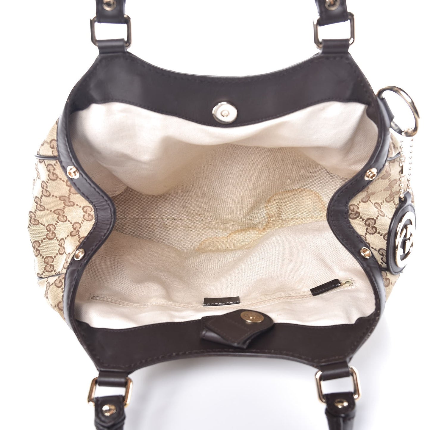 Monogram Medium Sukey Tote Dark Brown