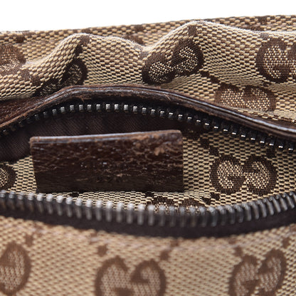 Gucci Monogram Web Belt Bag Dark Brown 13 of 15