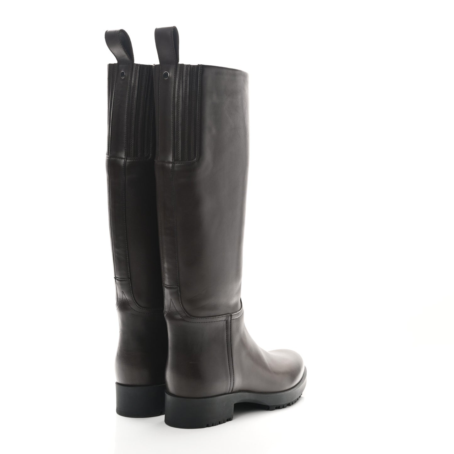 Calfskin Steeple Boots 37 Moka