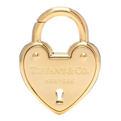 Tiffany 18K Yellow Gold Lock Heart Charm Pendant 1 of 3