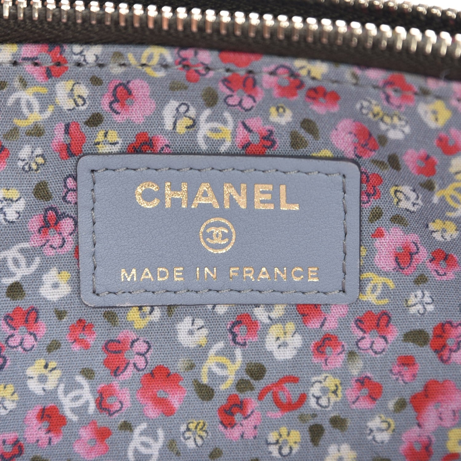 Chanel Canvas Quilted Coco Cuba Small Clutch With Chain Khaki 8 of 9