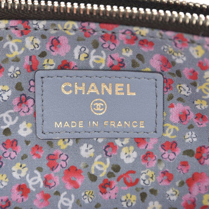 Chanel Canvas Quilted Coco Cuba Small Clutch With Chain Khaki 8 of 9