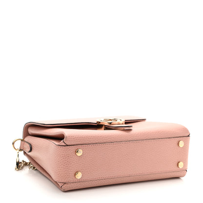 Gucci Dollar Calfskin Interlocking G Top Handle Shoulder Bag Soft Pink 4 of 9