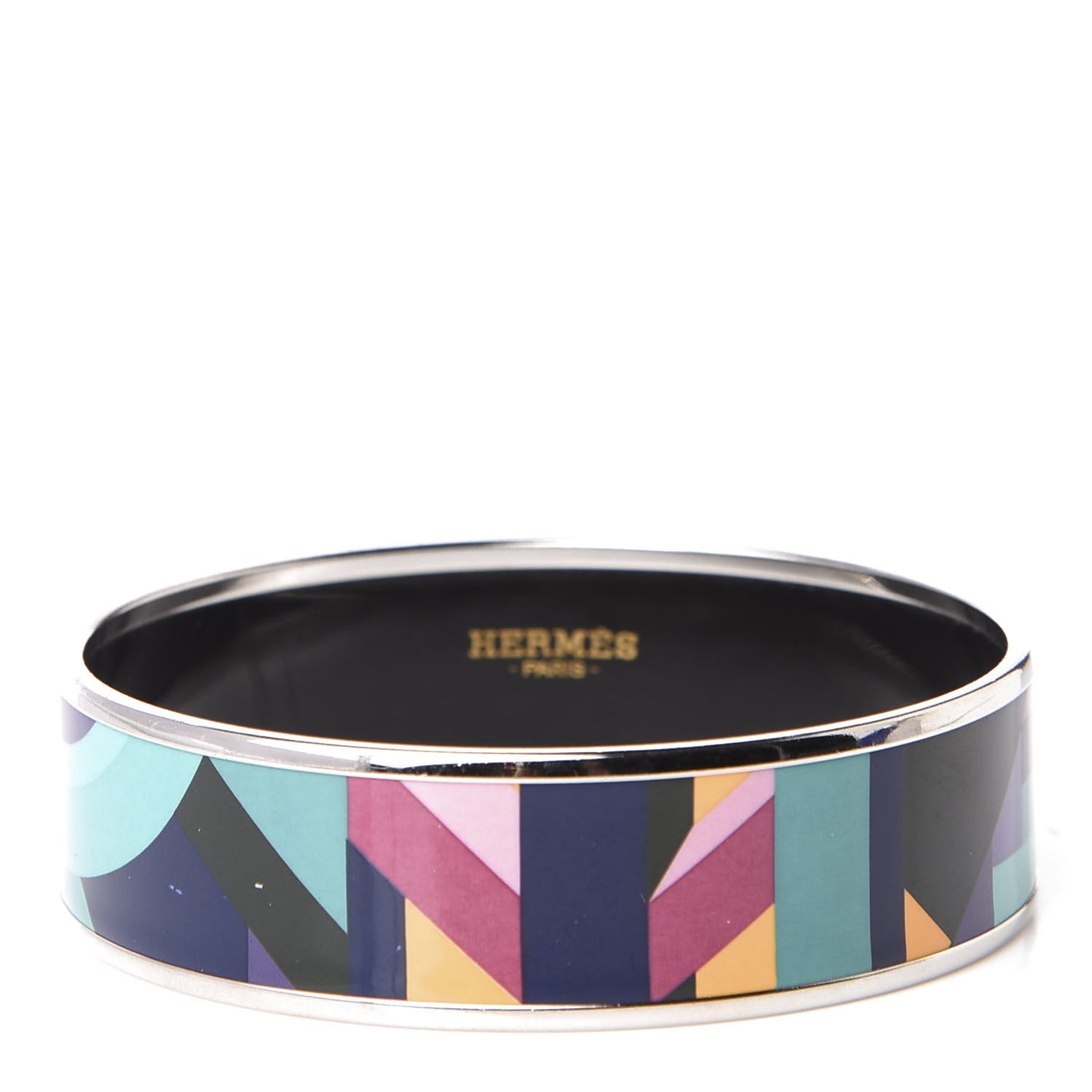 Enamel Printed Wide Perspective Cavaliere Bracelet 70