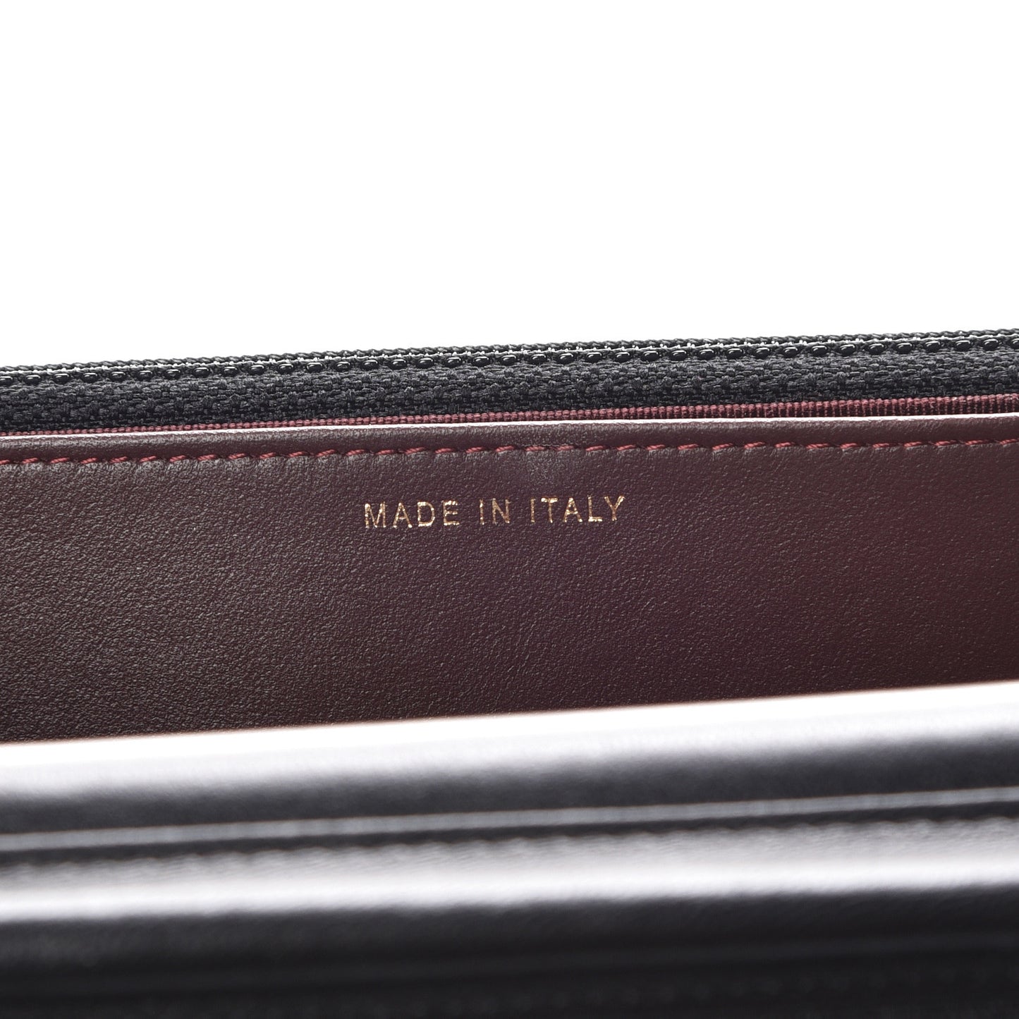 Lambskin Quilted Wallet On Chain WOC Black