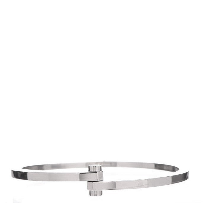 Cartier 18K White Gold Menotte Bracelet 60 1 of 8