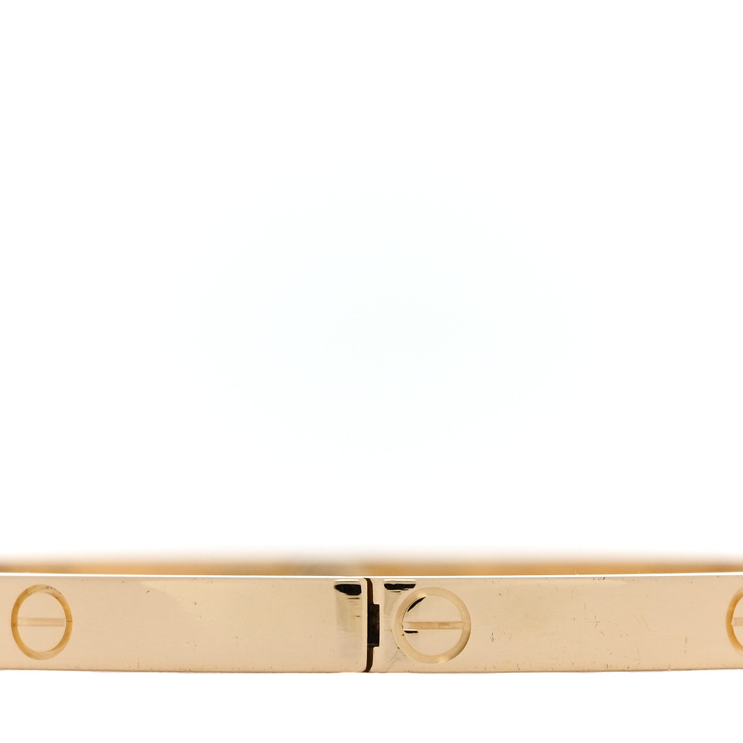 Cartier 18K Yellow Gold Small LOVE Bracelet 17 7 of 8