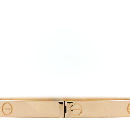 Cartier 18K Yellow Gold Small LOVE Bracelet 17 7 of 8