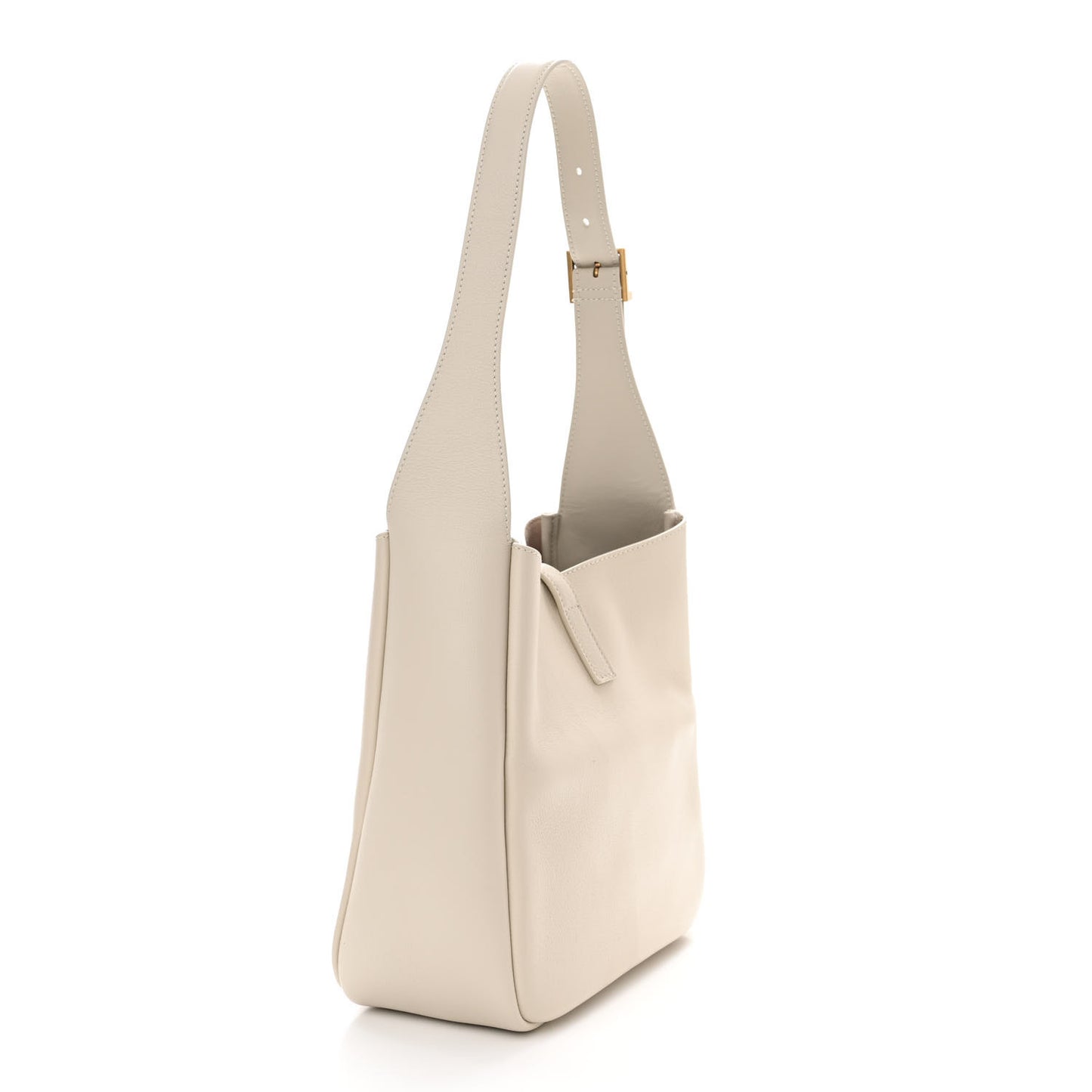 Smooth Calfskin Small Le 5 A 7 Soft Hobo Blanc Vintage
