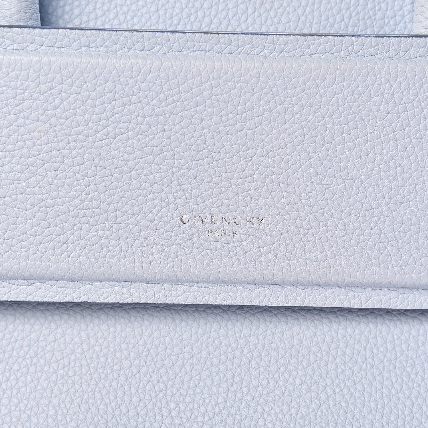 Givenchy Grained Calfskin Mini Horizon Satchel Pale Blue 12 of 12