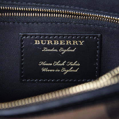 Burberry Derby Calfskin House Check Medium Camberley Black 6 of 11