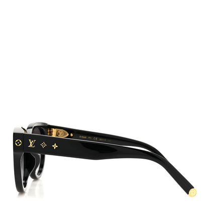Louis Vuitton Acetate My Monogram Square Sunglasses Z1523E Black 3 of 8