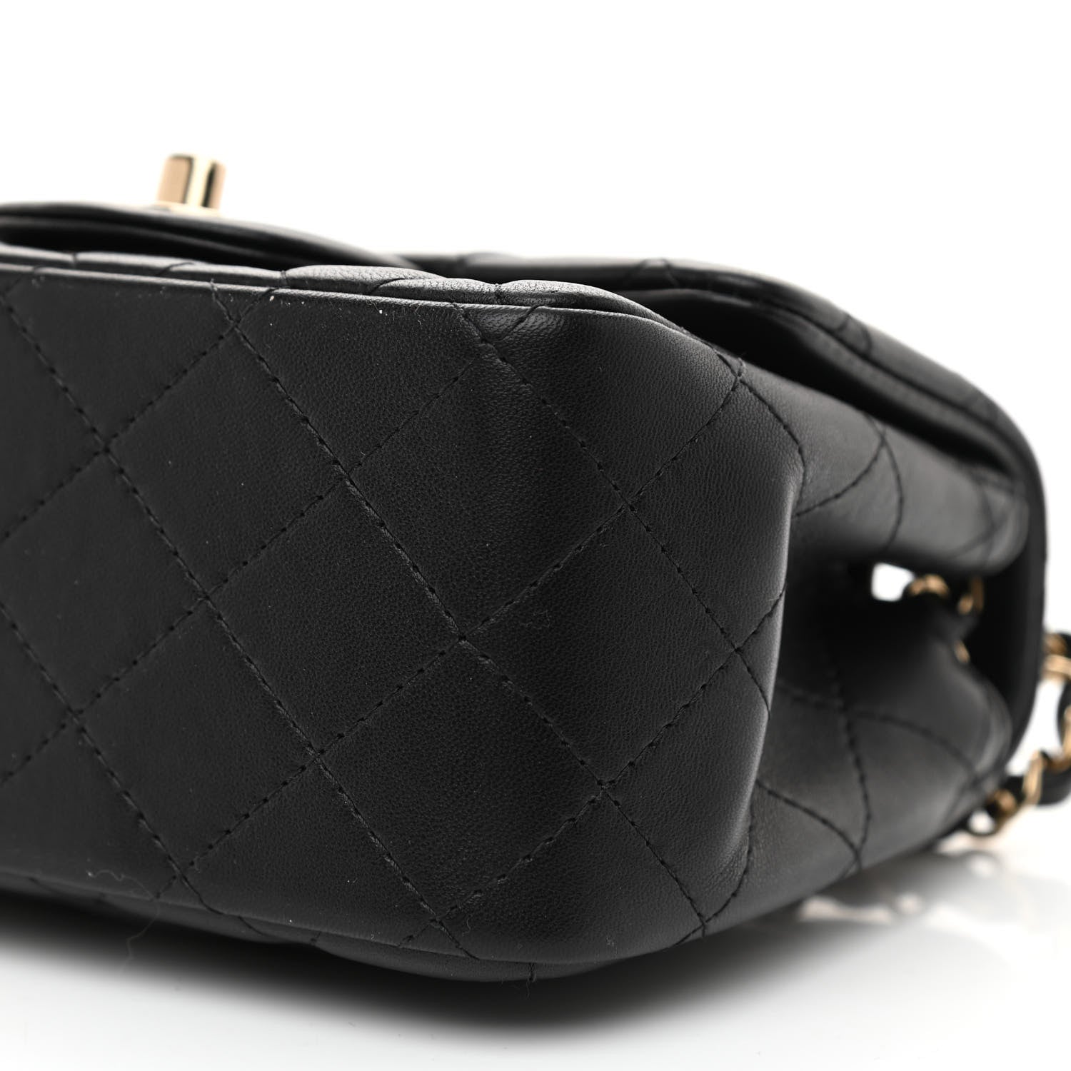 Chanel Lambskin Quilted Mini Square Flap Black 10 of 10