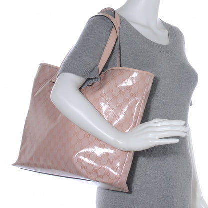 Gucci Crystal Monogram Large Joy Tote Blush 2 of 7
