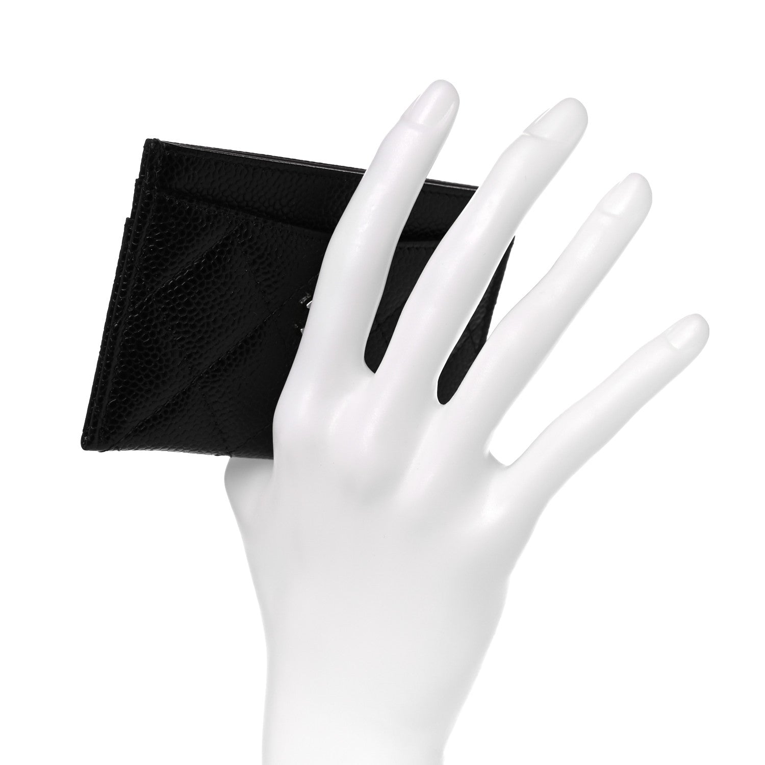 Chanel Caviar Quilted Card Holder Black 2 of 9