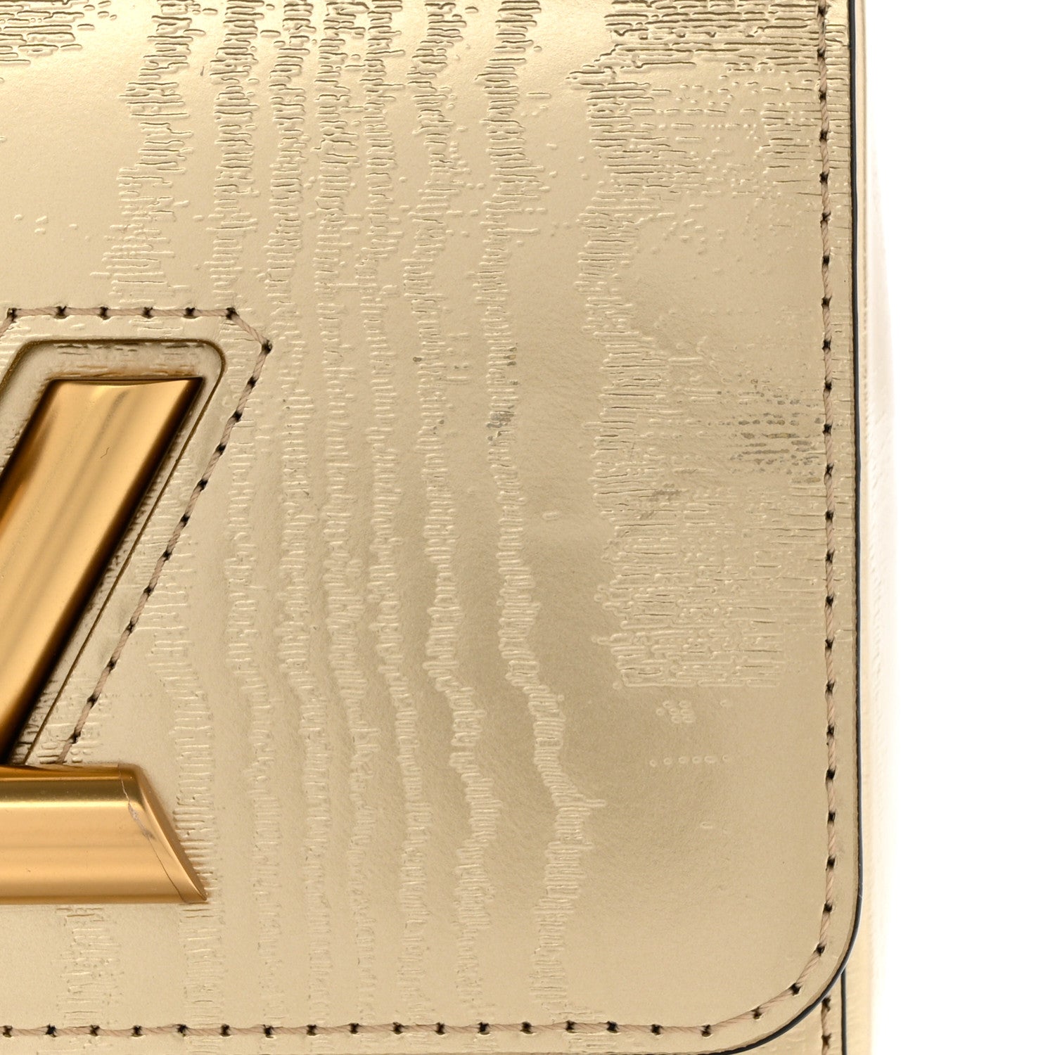 Louis Vuitton Calfskin Gravity Twist Shoulder Bag PM Gold 13 of 13