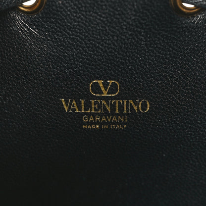 Valentino Garavani Nappa Mini VLogo Signature Chain Bucket Bag Black 6 of 11