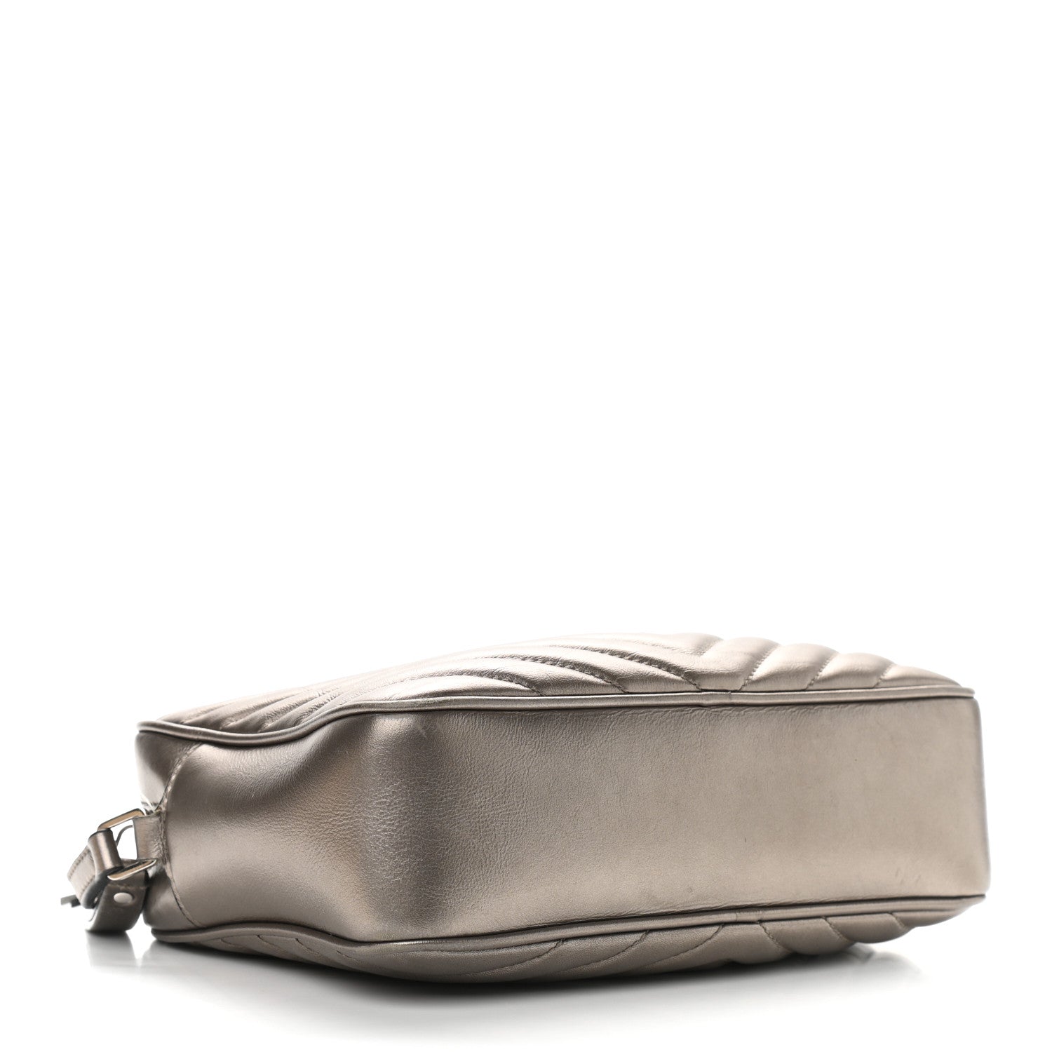 Saint Laurent Calfskin Matelasse Monogram Lou Camera Bag Piombo 4 of 10