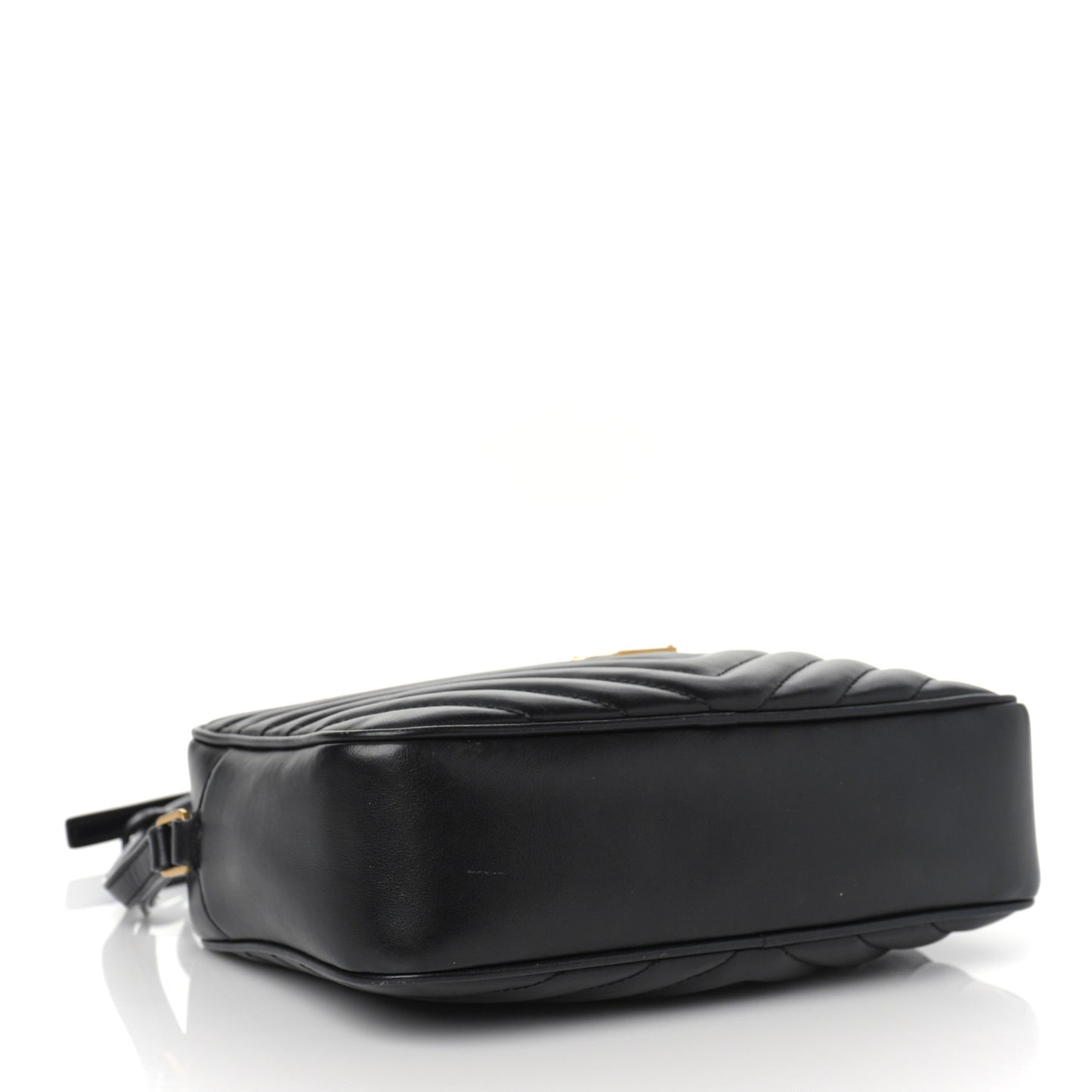 Calfskin Matelasse Monogram Lou Camera Bag Black