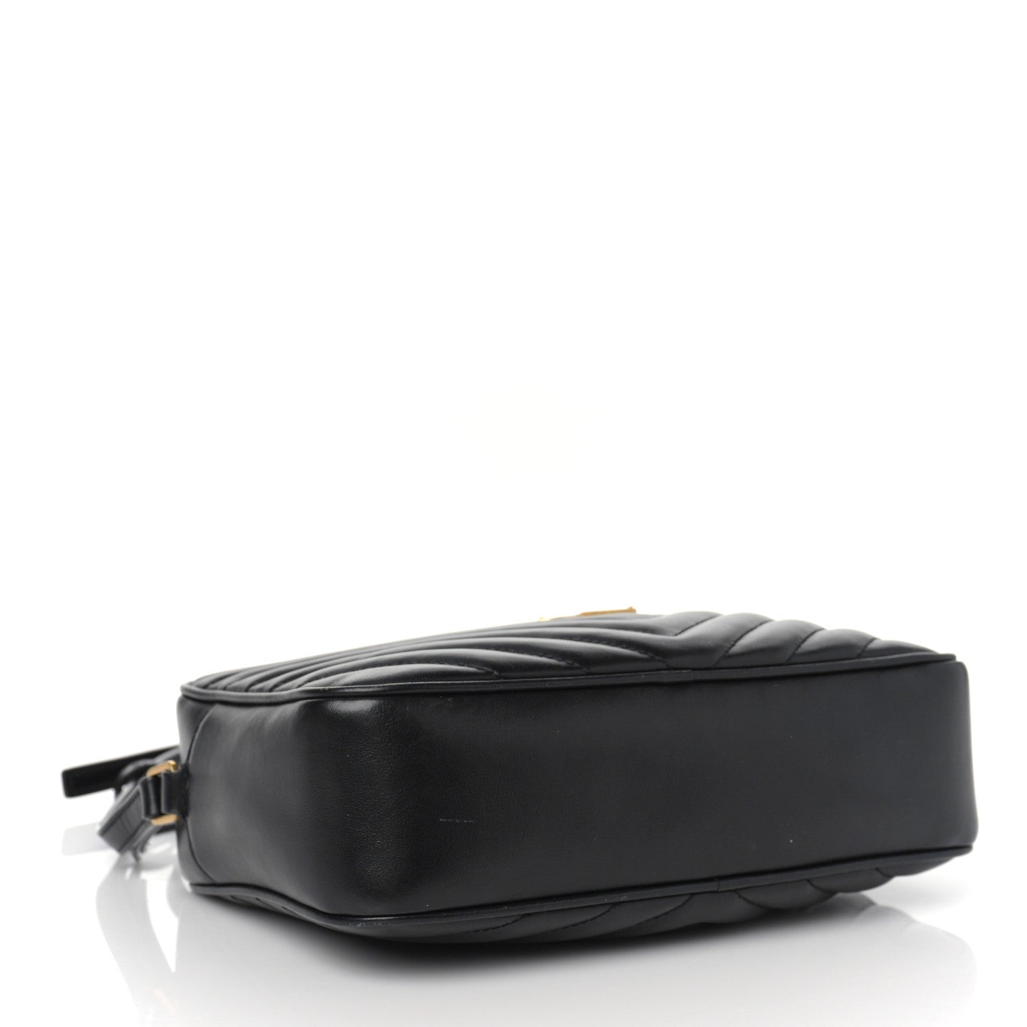 Saint Laurent Calfskin Matelasse Monogram Lou Camera Bag Black 4 of 10