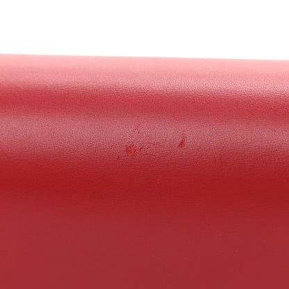 Celine Box Calfskin Medium Classic Box Flap Bag Red 10 of 10