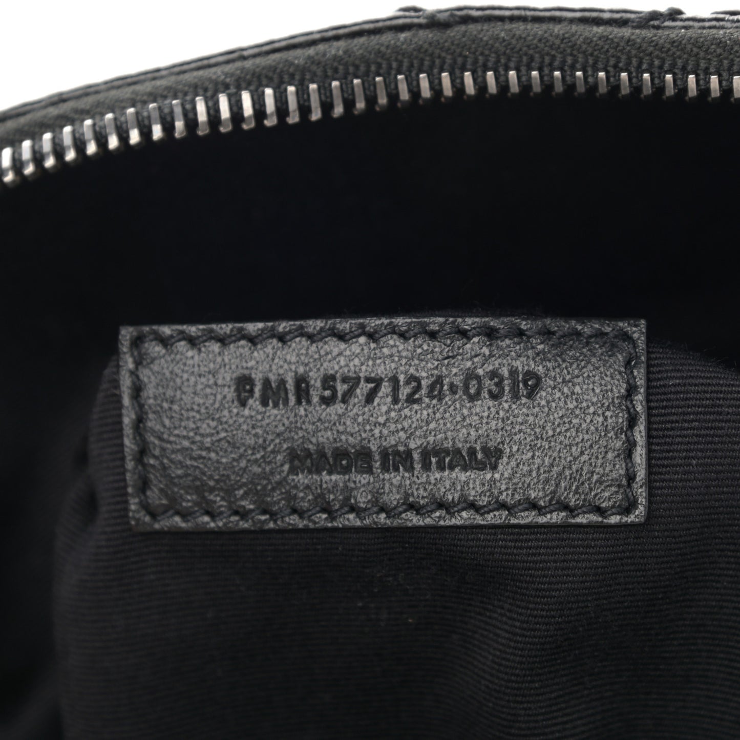 Crinkled Calfskin Matelasse Monogram Niki Body Bag Black