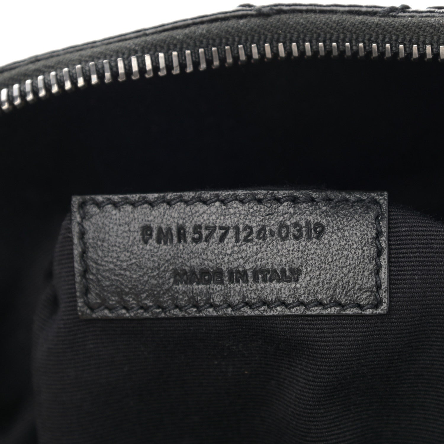 Saint Laurent Crinkled Calfskin Matelasse Monogram Niki Body Bag Black 6 of 10