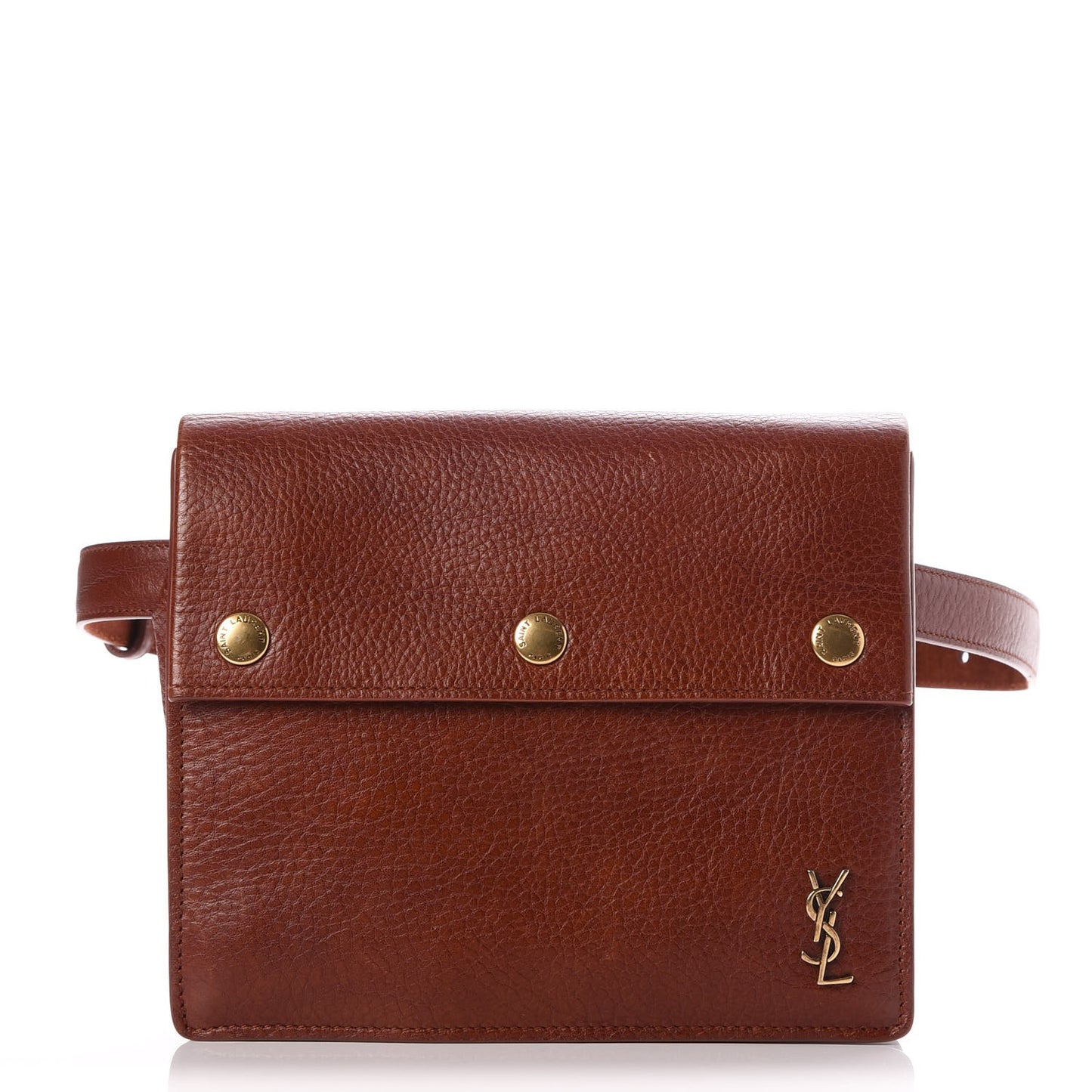 Grained Calfskin Noe Belt Bag Cognac