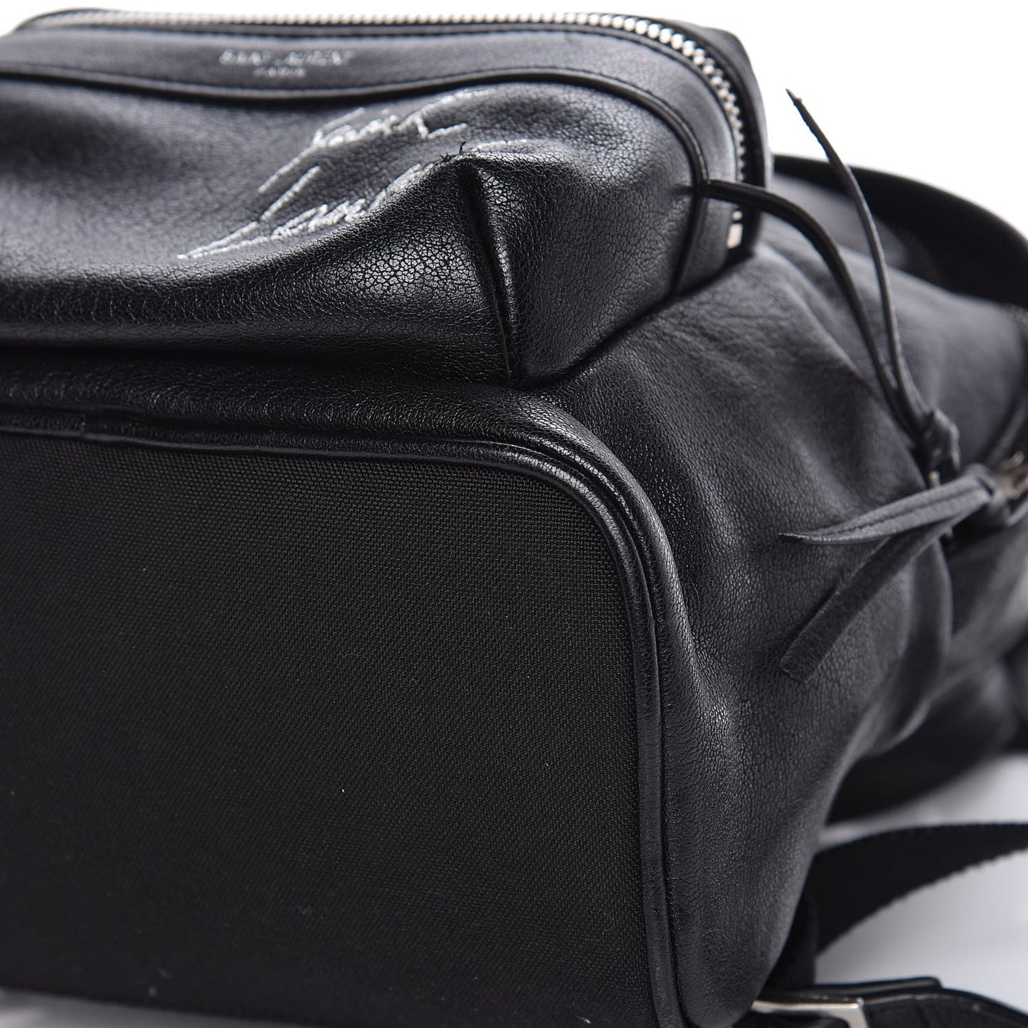 Lambskin Mini Toy City Backpack Black