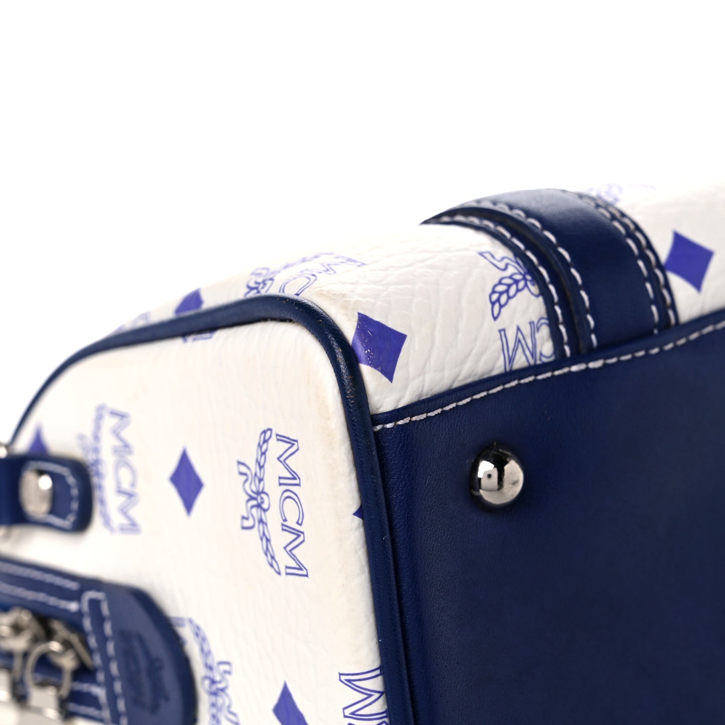 Visetos Boston Satchel Satchel White