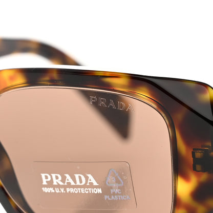 Prada Acetate Symbole Sunglasses SPR 17W Havana 7 of 9