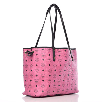 MCM Visetos Medium Liz Reversible Shopper Tote Pink 8 of 20