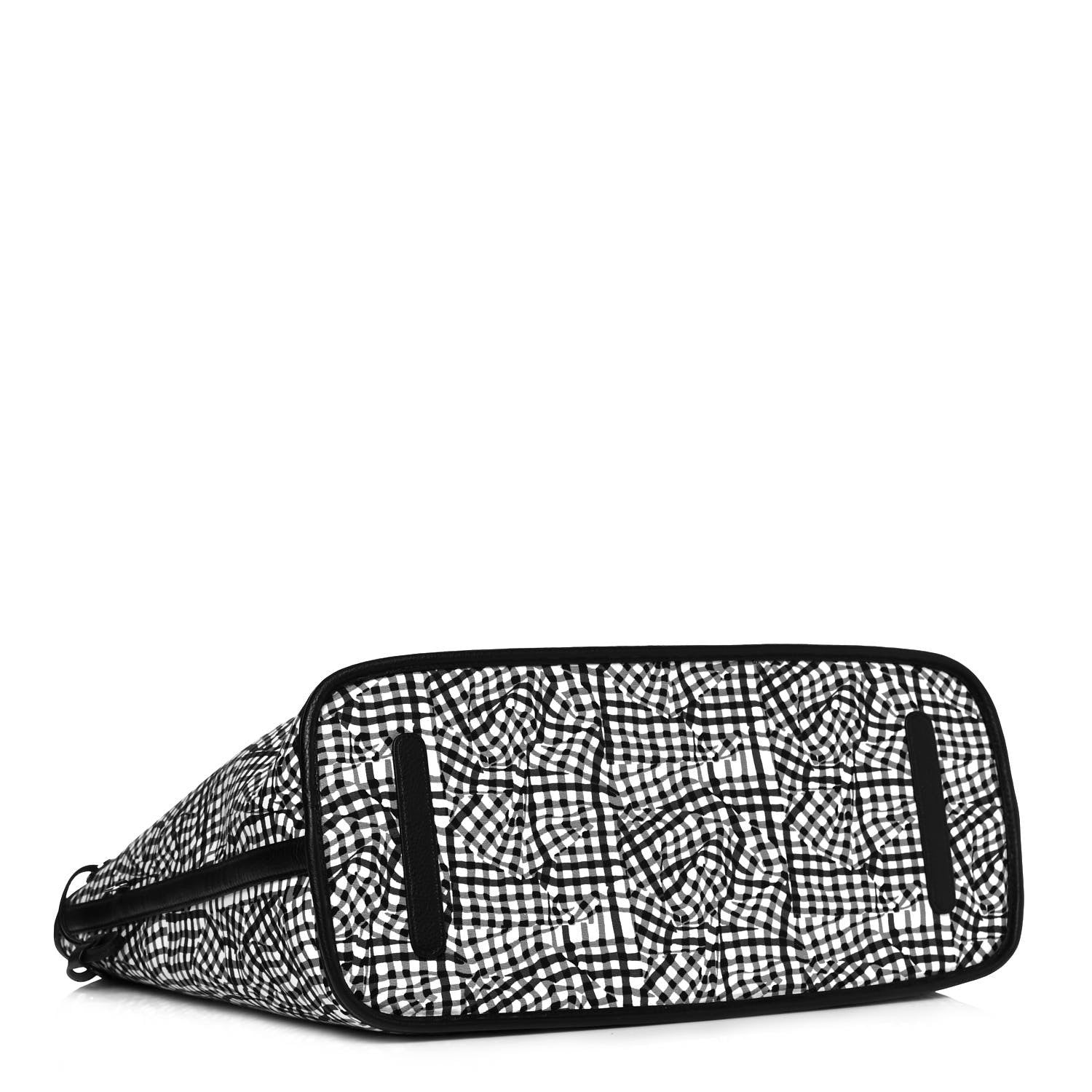 MCM Visetos Large Liz Reversible Shopper Tote Black 14 of 19