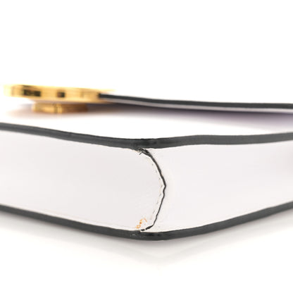 Fendi Vitello Cruise F is Fendi Medium Envelope Wallet on Chain Optical White 13 of 17