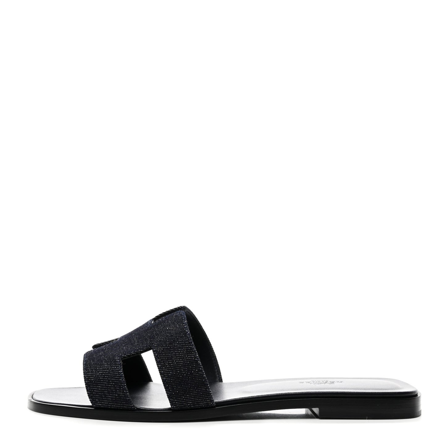 Denim Canvas Oran Sandals 39.5 Bleu Brut