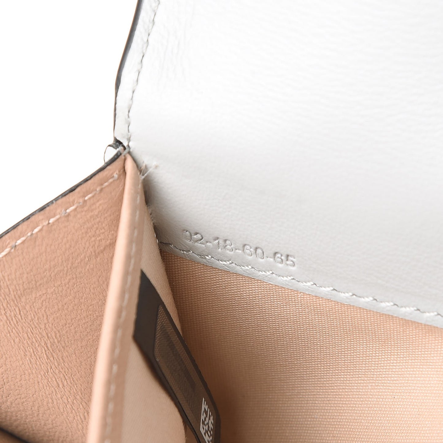 Calfskin Georgia Flap Wallet Airy Grey