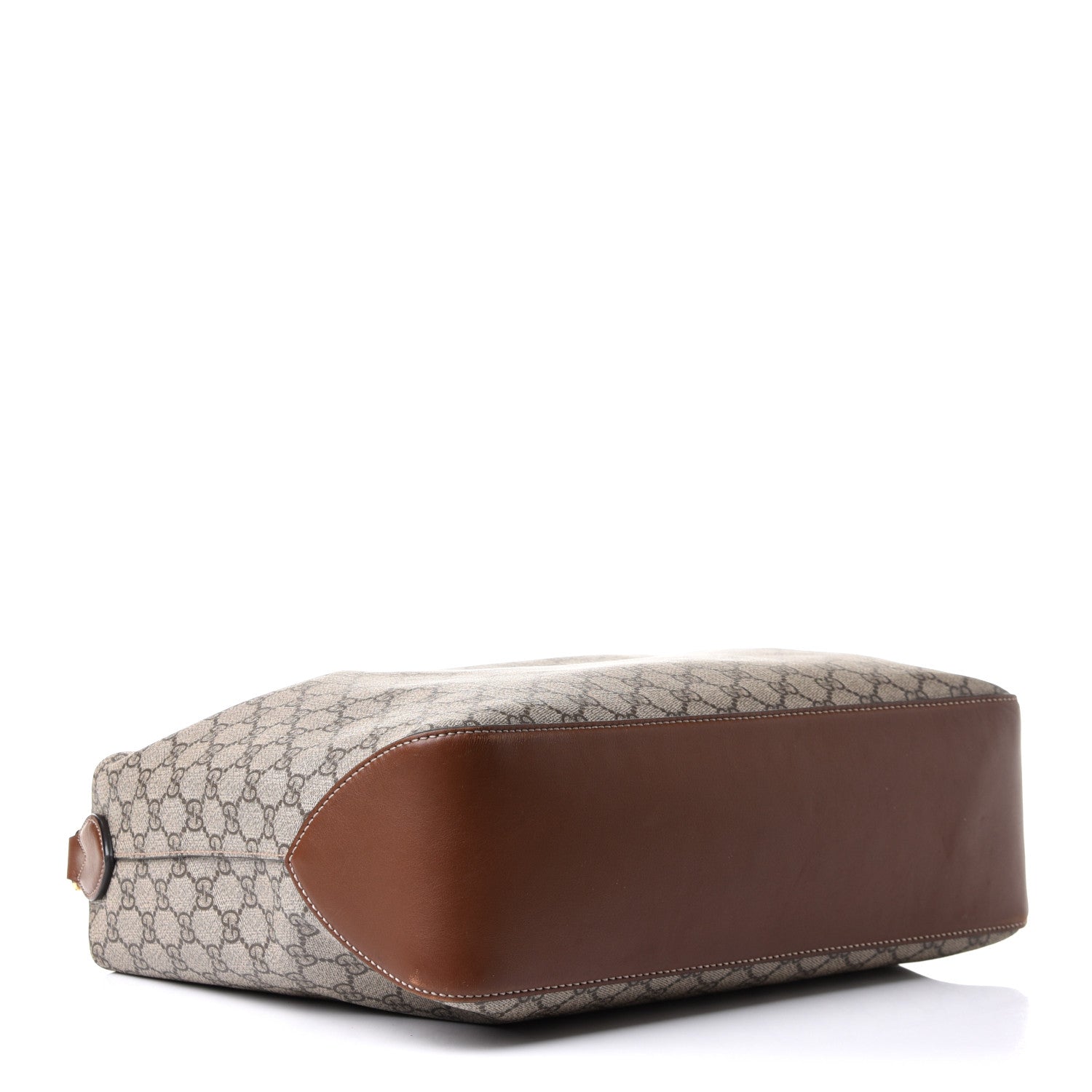 Gucci GG Supreme Monogram Large Linea A Hobo Light Brown 4 of 13
