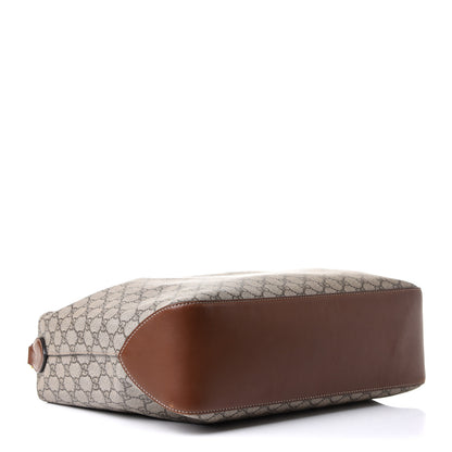Gucci GG Supreme Monogram Large Linea A Hobo Light Brown 4 of 13