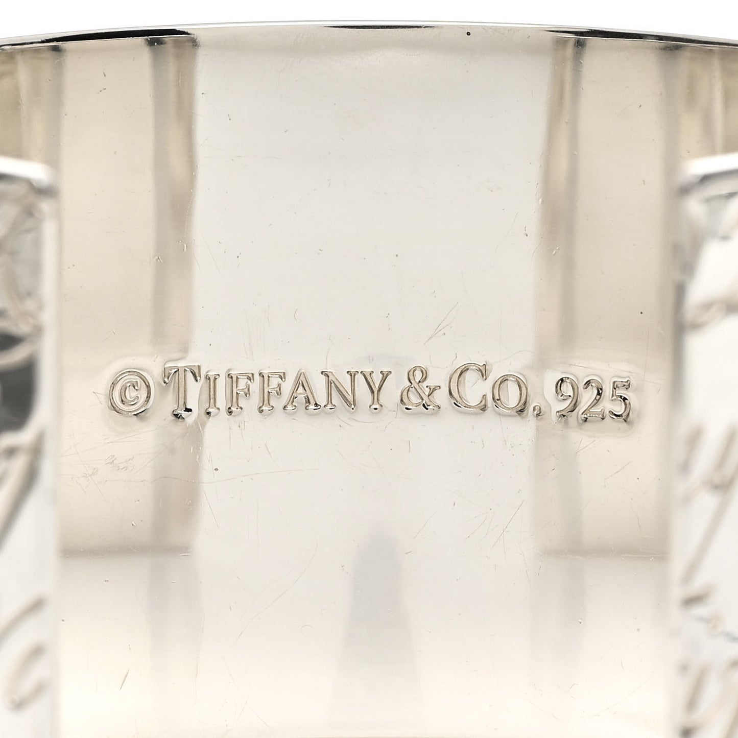Sterling Silver Wide Notes Cuff Bracelet
