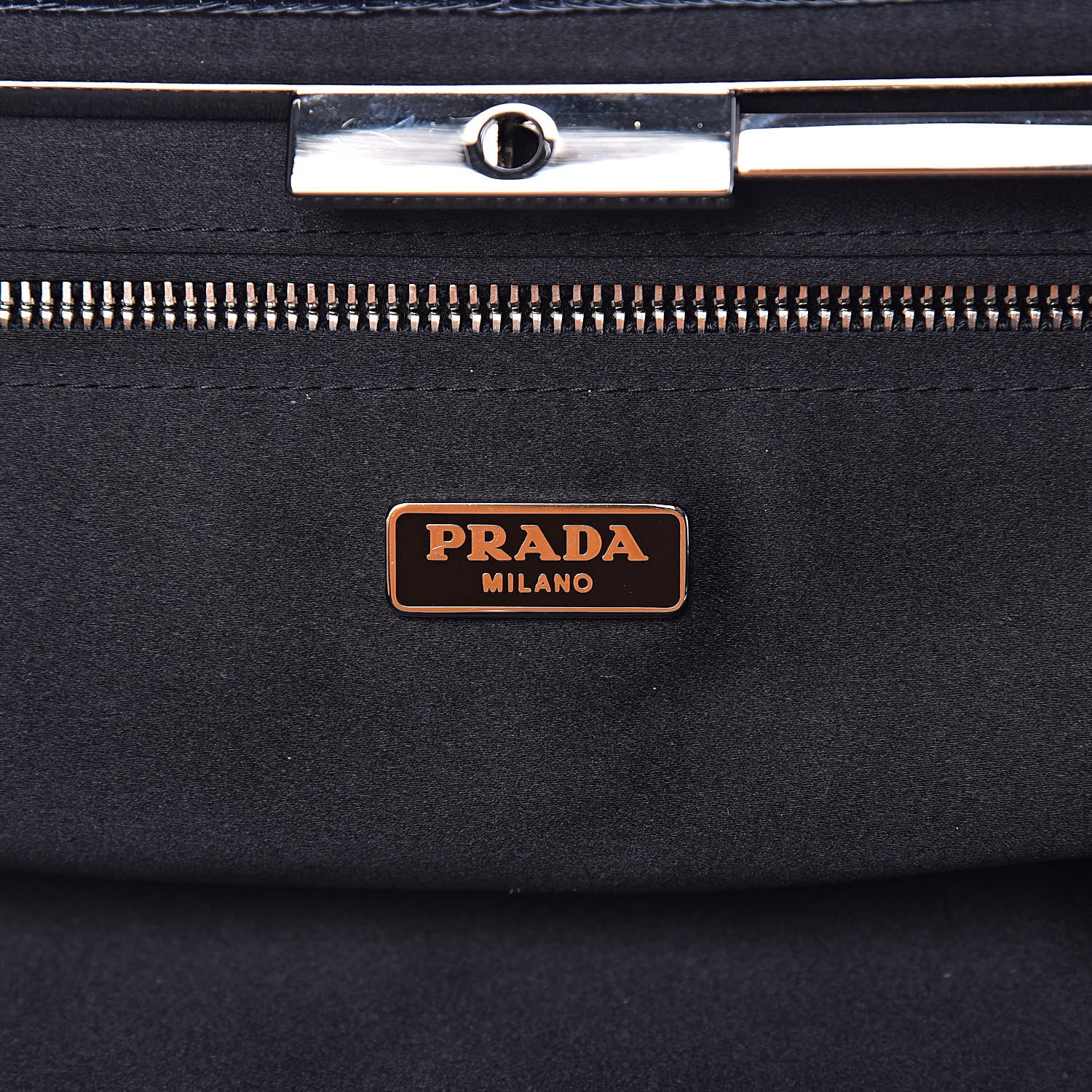 Prada Sequin Clutch Black 6 of 10